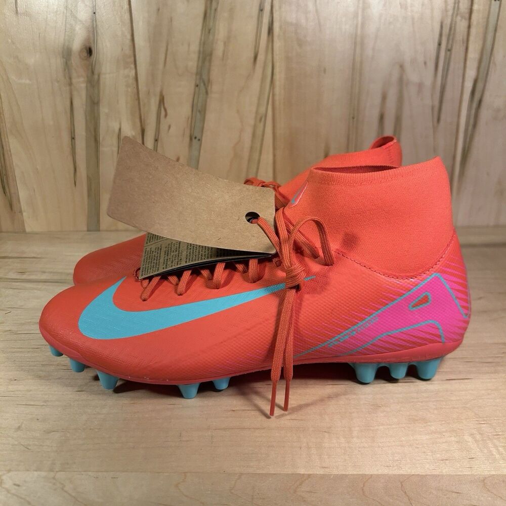 Nike Mercurial Superfly 10 Academy AG Soccer Shoes FQ8329-800 Men’s Size 10